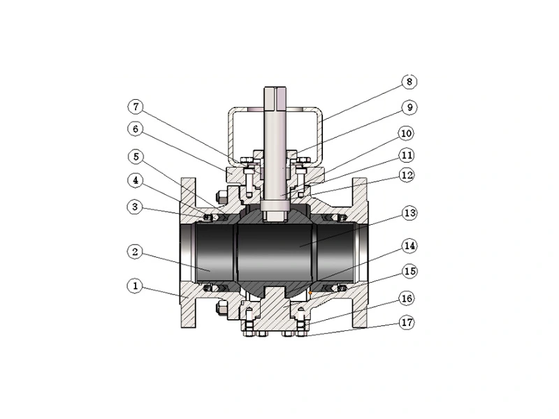 bore ball valve