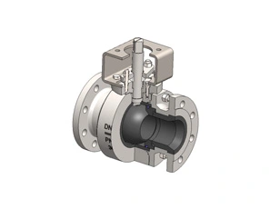 Reduced Diameter Floating Ball Wear-Resistant and Corrosion-Resistant Ball Valve