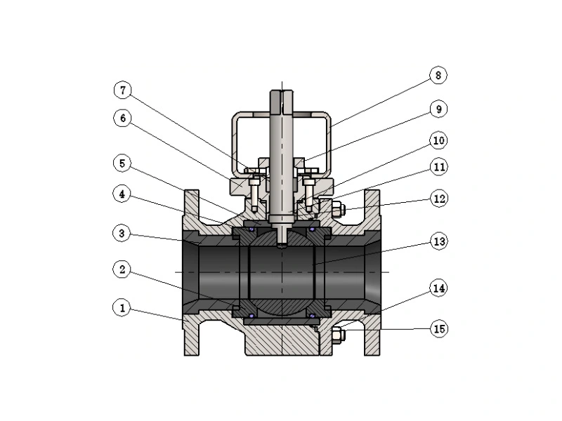 float valve with ball