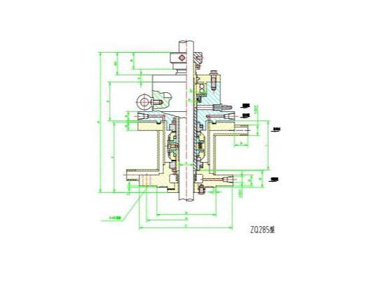 Diagram of ZQ285 General Seals