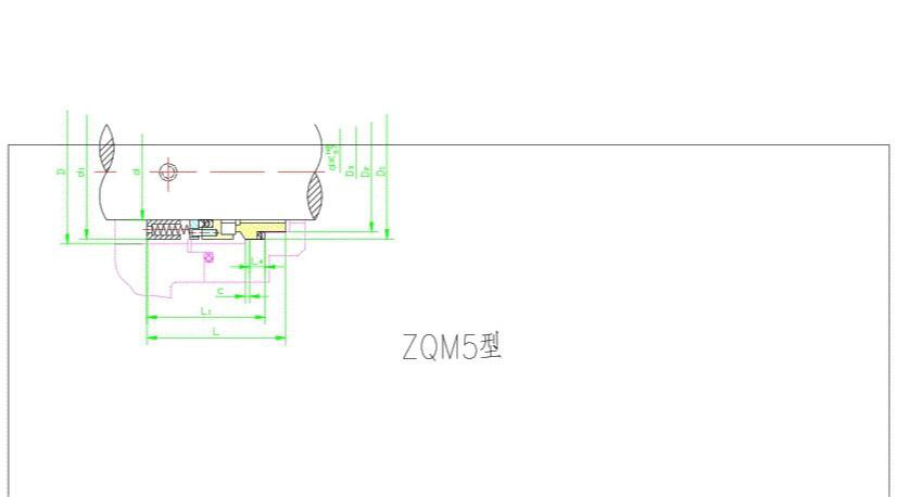 Diagram of ZQM5 General Seals