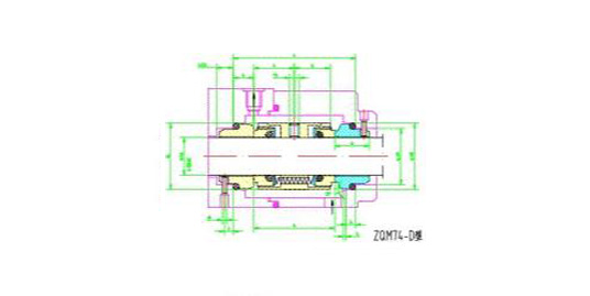 Diagram of ZQM74-D General Seals